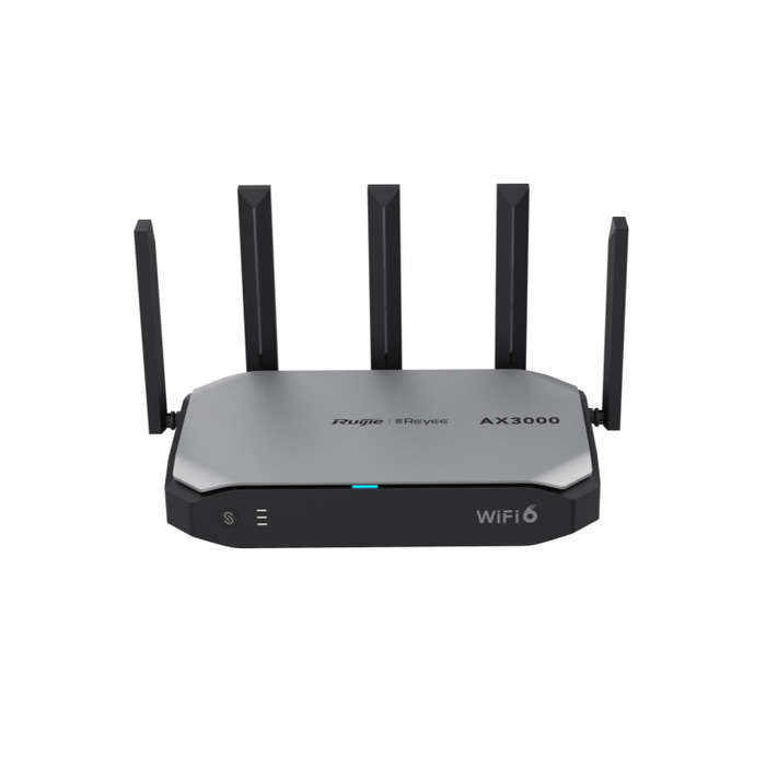 Ruijie Networks RG-EG105GW-X Router Inalámbrico Doble Banda Gigabit Ethernet Wi-Fi 6 Negro, Gris Ruijie Networks RG-EG105GW-X Router Inalámbrico Doble Banda Gigabit Ethernet Wi-Fi 6 Negro, Gris