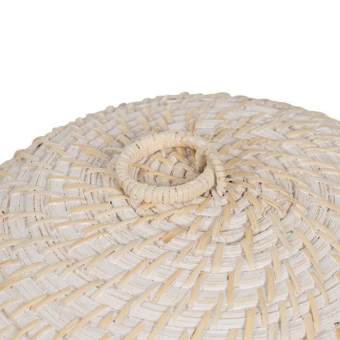 Ixia Cubre Alimentos Blanco Fibra Natural 35 x 35 x 18 cm