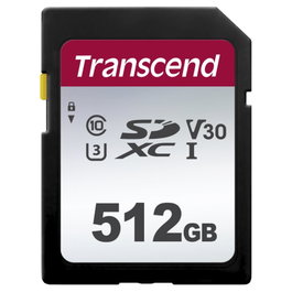 Transcend 300S 512 GB SDXC Clase 10 V30
