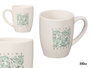 VESSIA Taza Porcelana Living Nature 350ml Blanco-Verde