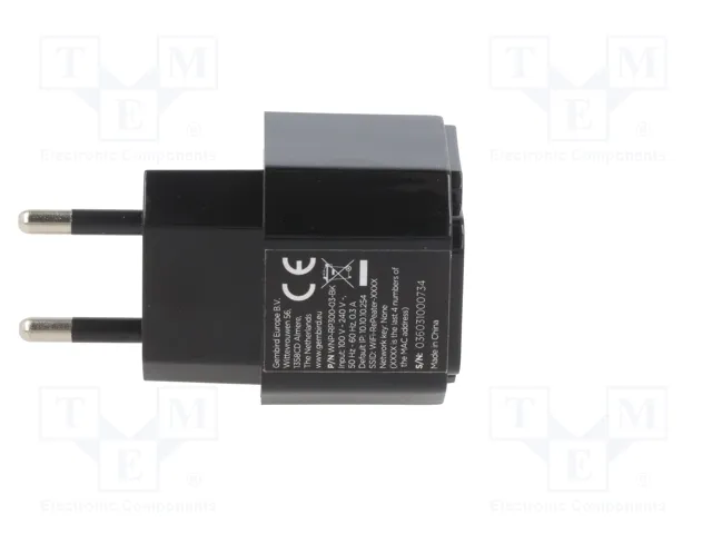 GEMBIRD WNP-RP300-03-BK Repeater WiFi Negro