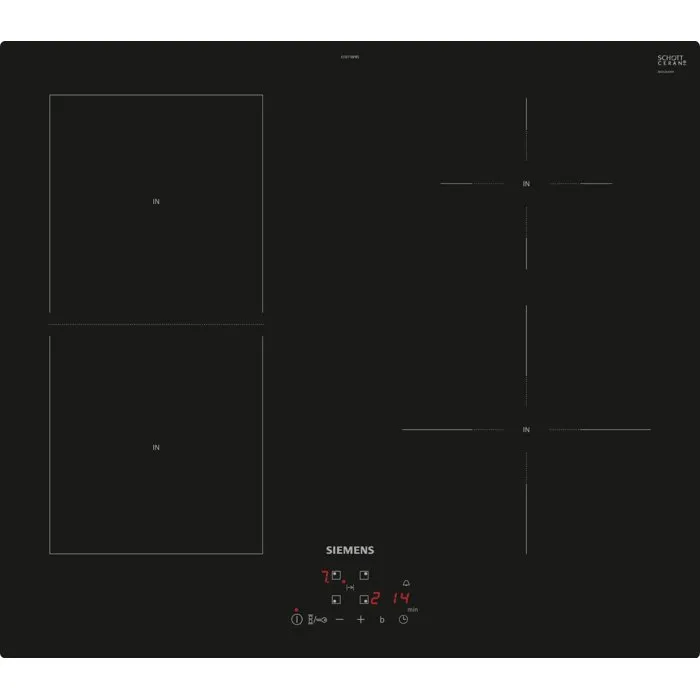 Siemens EE611BPB5E Tabla de Inducción IQ500, 4 fuegos, 60 cm Siemens EE611BPB5E Tabla de Inducción IQ500, 4 fuegos, 60 cm