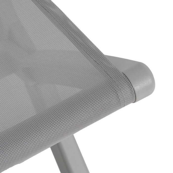 Silla Plegable Gris Polipropileno 45 X 55 X 83 cm (Set de 4)