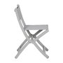 Silla Plegable Gris Polipropileno 45 X 55 X 83 cm (Set de 4)