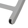 Silla Plegable Gris Polipropileno 45 X 55 X 83 cm (Set de 4)