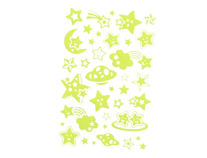 Imaginovo Pegatinas Luminosas Estrellas con Relieve 190x105 mm Imaginovo Pegatinas Luminosas Estrellas con Relieve 190x105 mm