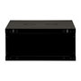ROLINE Bastidor de Pared 19" 4U Rack 600x600 mm Modelo Basic Plus con Puerta Frontal de Vidrio, 80 kg Capacidad, Negro - 26.21.0288