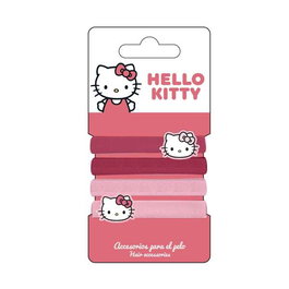 Cerdá Accesorios pelo coletero 4 piezas Hello Kitty 6.5 x 12.5 x 2.0 cm FUCHSIA