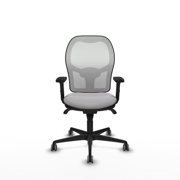 PIQUERAS Y CRESPO Silla de oficina Jorquera Gris claro y Blanco
