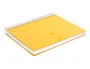 Liderpapel Cuaderno Espiral A5 Micro Crafty Tapa Forrada Amarillo 120h 90gr Cuadro 5mm