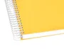 Liderpapel Cuaderno Espiral A5 Micro Crafty Tapa Forrada Amarillo 120h 90gr Cuadro 5mm