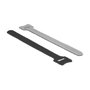 DeLOCK 18686 Bridas de velcro 150 mm x 12 mm, 10 piezas, Negro
