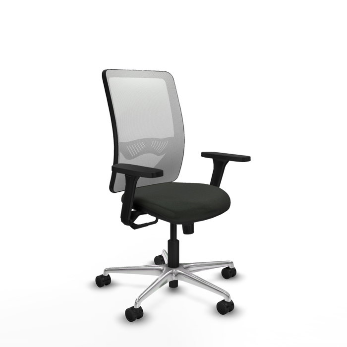 PIQUERAS Y CRESPO Silla de oficina Zulema con mecanismo Sincro, Negro y Blanco PIQUERAS Y CRESPO Silla de oficina Zulema con mecanismo Sincro, Negro y Blanco