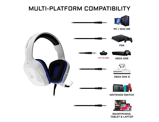 The G-Lab Korp Cobalt Auriculares Gaming Blanco The G-Lab Korp Cobalt Auriculares Gaming Blanco