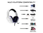 The G-Lab Korp Cobalt Auriculares Gaming Blanco