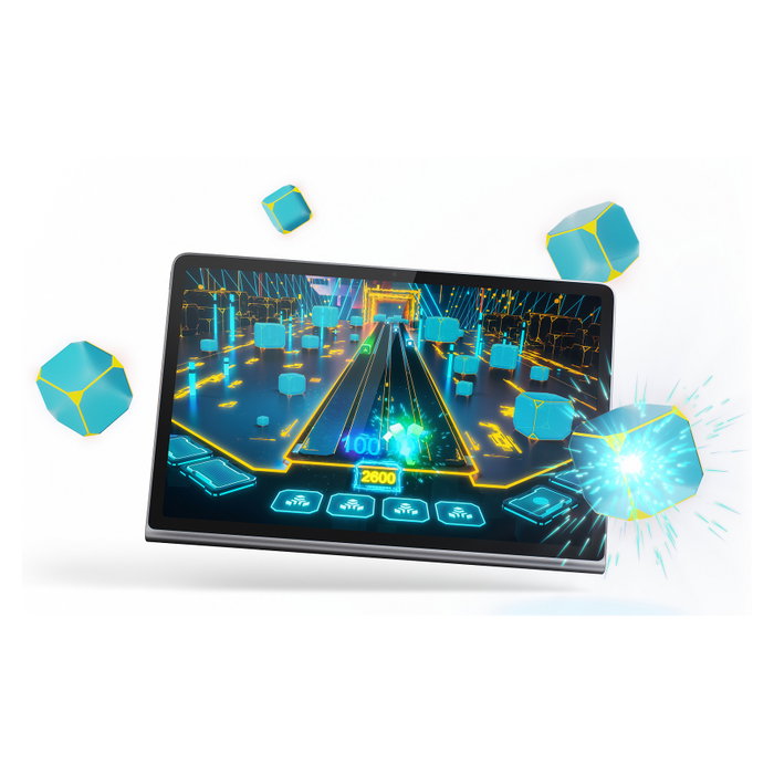 Lenovo Tab Plus con funda, 8 GB RAM, 128 GB, Luna Grey