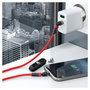 RealPower Cable MagneticCharge2 Magnético Rojo 1 m con Adaptadores, 2x Conector Magnético, Referencia RealPower MagneticCharge2