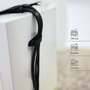 GSC Evolution Pack de 100 abrazaderas adhesivas para cable con 6 orificios