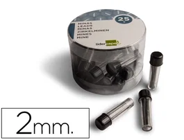 Liderpapel Minas Grafito 2 mm para Compás Tubo 3 Minas