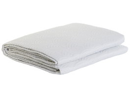 DKD Home Decor Colcha Oriental Blanco 260 x 180 cm Poliester