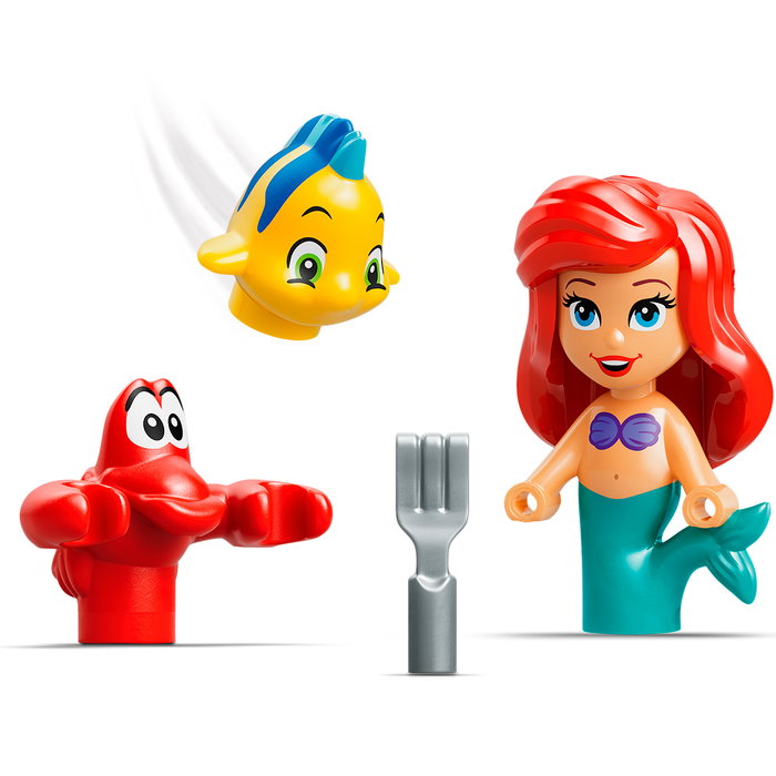 Lego Mini Palacio Mágico de Ariel 43285 Disney Princess Set de Construcción con 179 Piezas y 3 Personajes