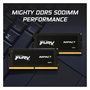 Kingston FURY Impact 16GB DDR5 6400MT/s SODIMM Laptop RAM Memory Module 1 x 16GB CL38 XMP 3.0 Negro (KF564S38IBK2-16)