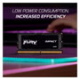 Kingston FURY Impact 16GB DDR5 6400MT/s SODIMM Laptop RAM Memory Module 1 x 16GB CL38 XMP 3.0 Negro (KF564S38IBK2-16)