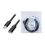 LogiLink Cable USB 2.0 Tipo-C de 3 m, 60W, negro