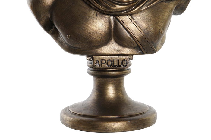 DKD Home Decor Busto Apolo Cobrizo en Resina