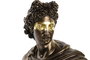 DKD Home Decor Busto Apolo Cobrizo en Resina