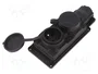 PAWBOL Conector de Alimentación AC Tomacorriente 2P+PE 16A 250VAC