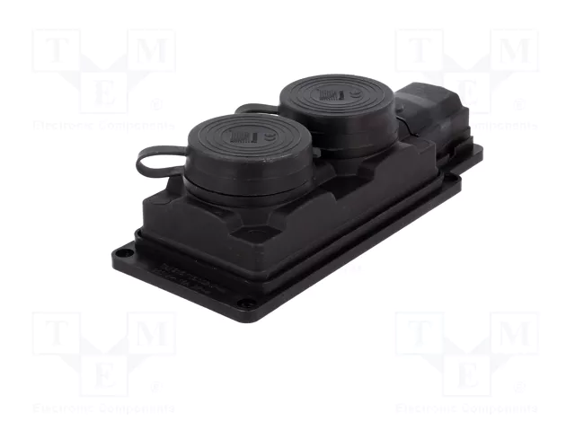 PAWBOL Conector de Alimentación AC Tomacorriente 2P+PE 16A 250VAC PAWBOL Conector de Alimentación AC Tomacorriente 2P+PE 16A 250VAC
