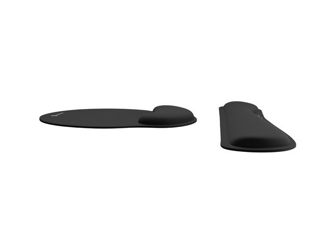 Natec NPF-2195 Alfombrilla y Reposamuñecas Ergonómico 2-en-1 Negro Natec NPF-2195 Alfombrilla y Reposamuñecas Ergonómico 2-en-1 Negro