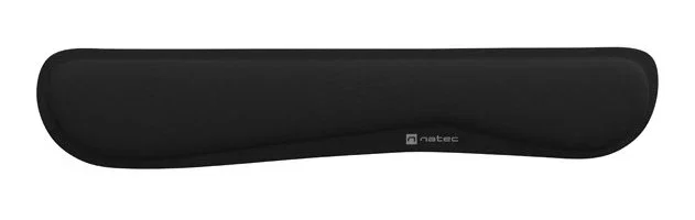 Natec Chipmunk 2-in-1 Pack de alfombrilla y reposamuñecas ergonómico acolchado Negro