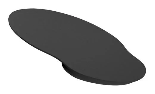 Natec Chipmunk 2-in-1 Pack de alfombrilla y reposamuñecas ergonómico acolchado Negro