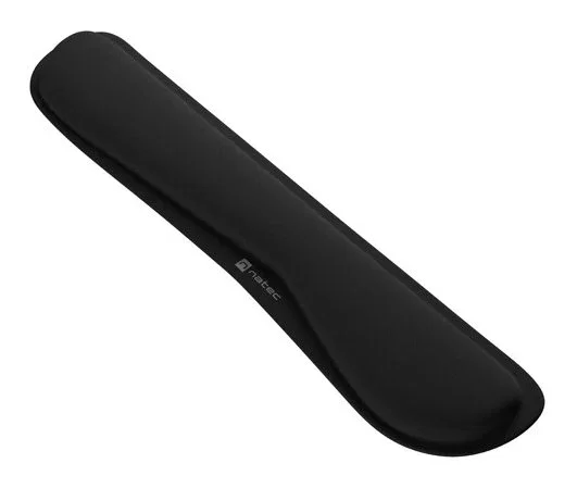 Natec Chipmunk 2-in-1 Pack de alfombrilla y reposamuñecas ergonómico acolchado Negro