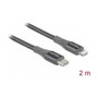 DeLOCK Cable de datos y carga USB Type-C a Lightning 2 m Gris MFi