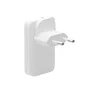 Dbramante1928 CHSLEUWH7197 Adaptador de Corriente Delgado 20W Cargador de Pared Blanco Universal con 2 Puertos (USB-C y USB Tipo-A)