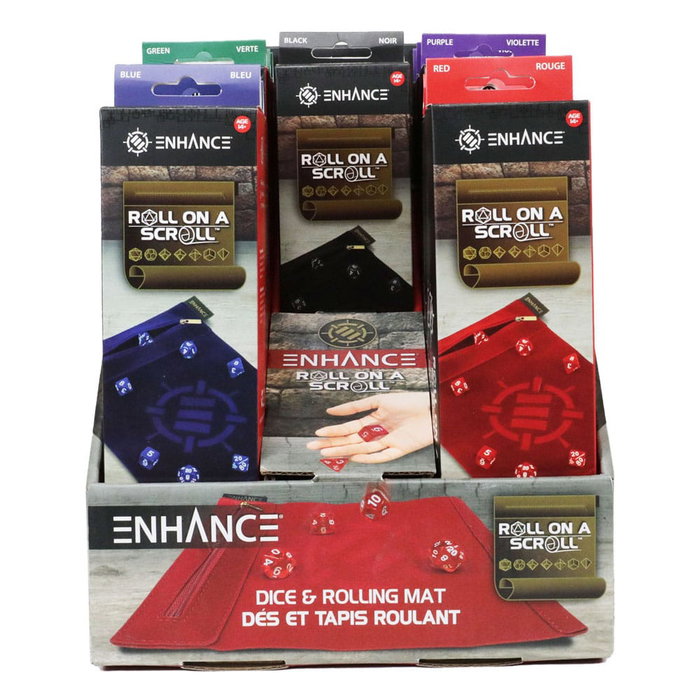 Enhance Tabletop Roll on a Scroll Bolsa con dados Surtido (15) Enhance Tabletop Roll on a Scroll Bolsa con dados Surtido (15)