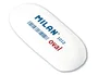 Milan Goma de Borrar 1012 Oval Miga de Pan Blanco (Caja de 12 unidades)