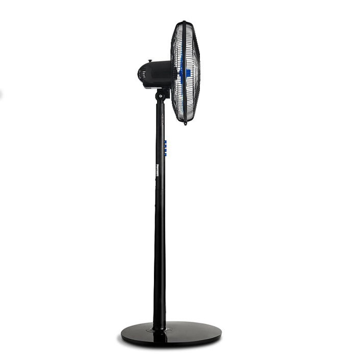 BLAUPUNKT Ventilador de Pie, Base Redonda, 5 Aspas, 45W de Potencia, Modelo Referencia PIE-BASE-REDONDA-5-ASPAS-45W