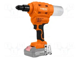 NEO TOOLS Remachadora de Batería Sin Escobillas 18V 12kN