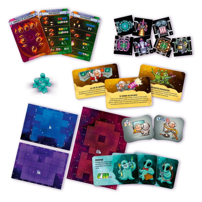 Devir Galaxy Trucker - Expansión Bocinas en el Espacio (5 Expansiones en 1) para el Juego de Mesa Base - Juego de Cartas y Losetas en Español