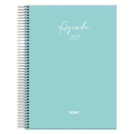 Dohe Agenda Anual Serenity Espiral Verde 14x20cm 2027