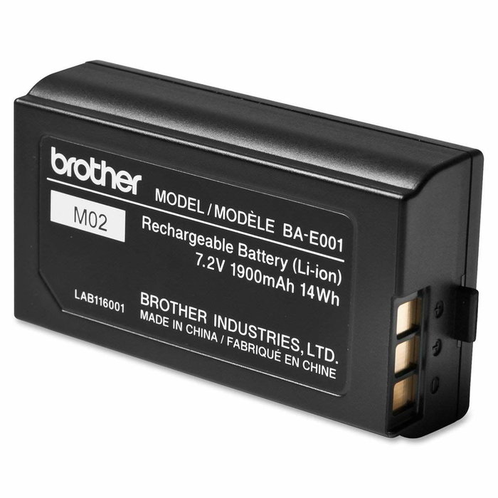 Brother Batería BA-E001 de Iones de Litio para P-touch Brother Batería BA-E001 de Iones de Litio para P-touch