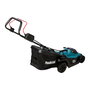 Makita DLM330RM Cortacésped manual a batería 18V, ancho corte 33 cm para 450 m2, altura 2-8 cm, bolsa 30L