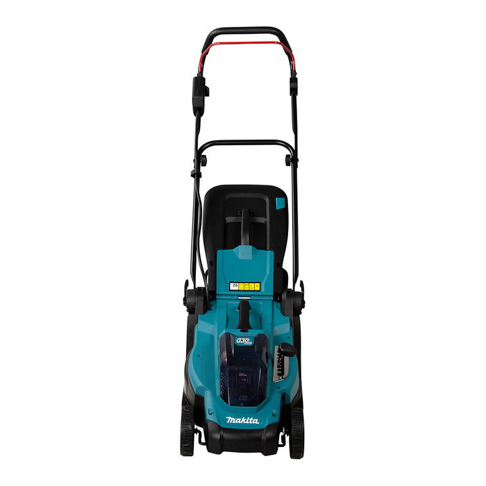 Makita DLM330RM Cortacésped manual a batería 18V, ancho corte 33 cm para 450 m2, altura 2-8 cm, bolsa 30L