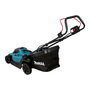 Makita DLM330RM Cortacésped manual a batería 18V, ancho corte 33 cm para 450 m2, altura 2-8 cm, bolsa 30L