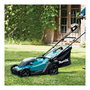 Makita DLM330RM Cortacésped manual a batería 18V, ancho corte 33 cm para 450 m2, altura 2-8 cm, bolsa 30L