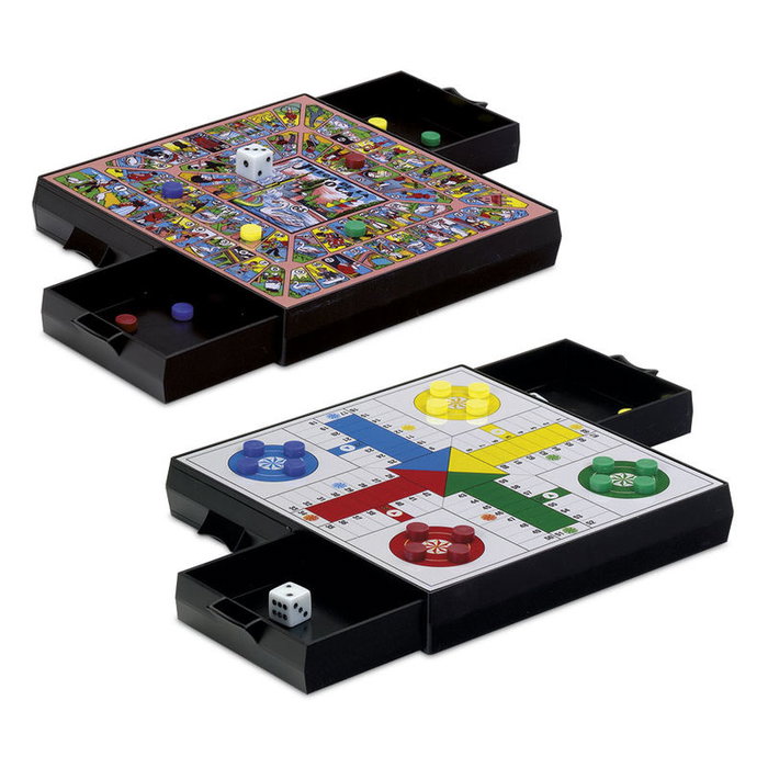 Cayro Juego Parchís y Oca Magnético 16x16 cm